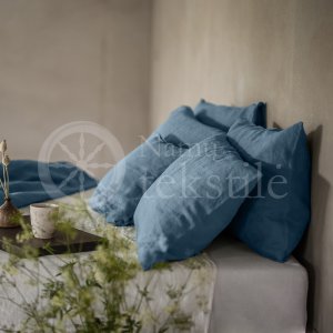 Linen pillowcase BLUE